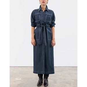 Mara Hoffman Dark Blue Midi Dress